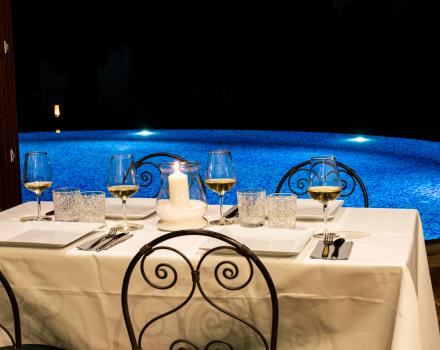 Dinner at Aquadelferro restaurant, inside the Best Western Hotel Santa Caterina!